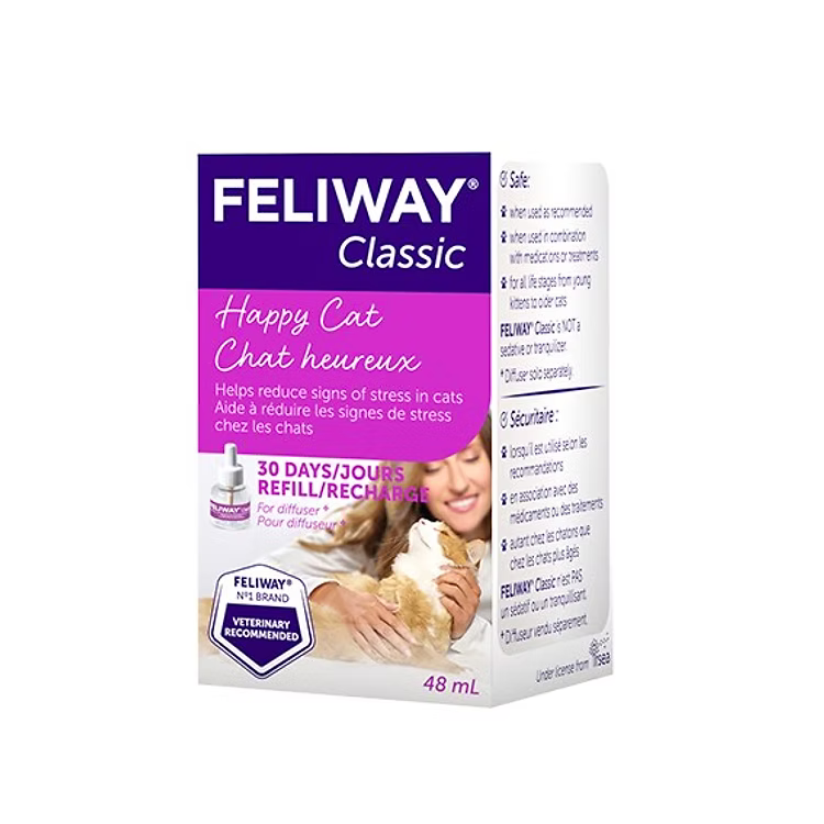 Feliway Classic Diffuser/Refill - Calms & Comforts Cats at Home
