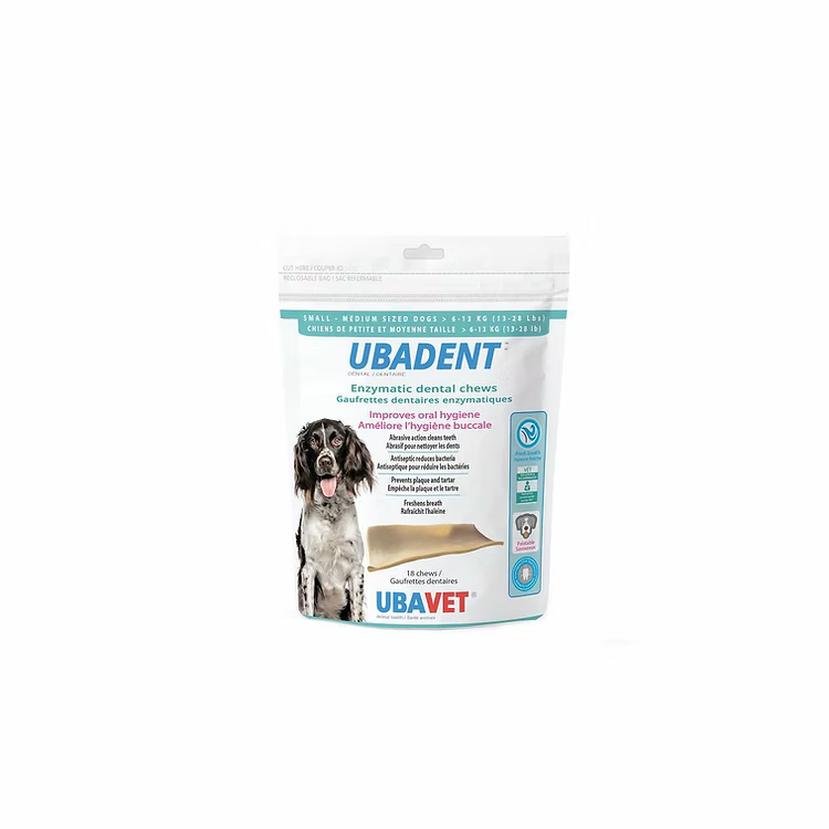 UBAVET Ubadent Enzymatic Dental Chews For Dogs