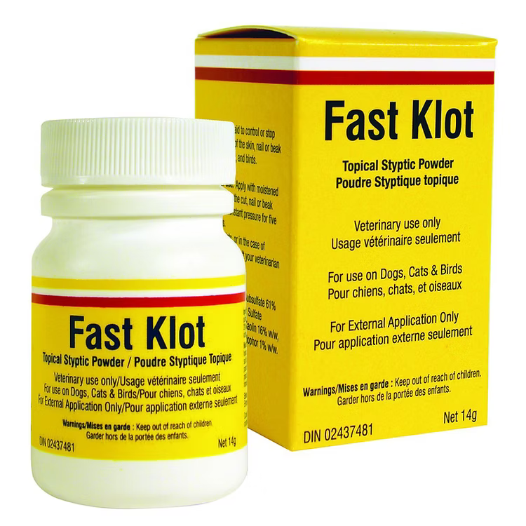Fast Klot Styptic Powder for Dogs and Cats, 14g by BEAM Pharmacy