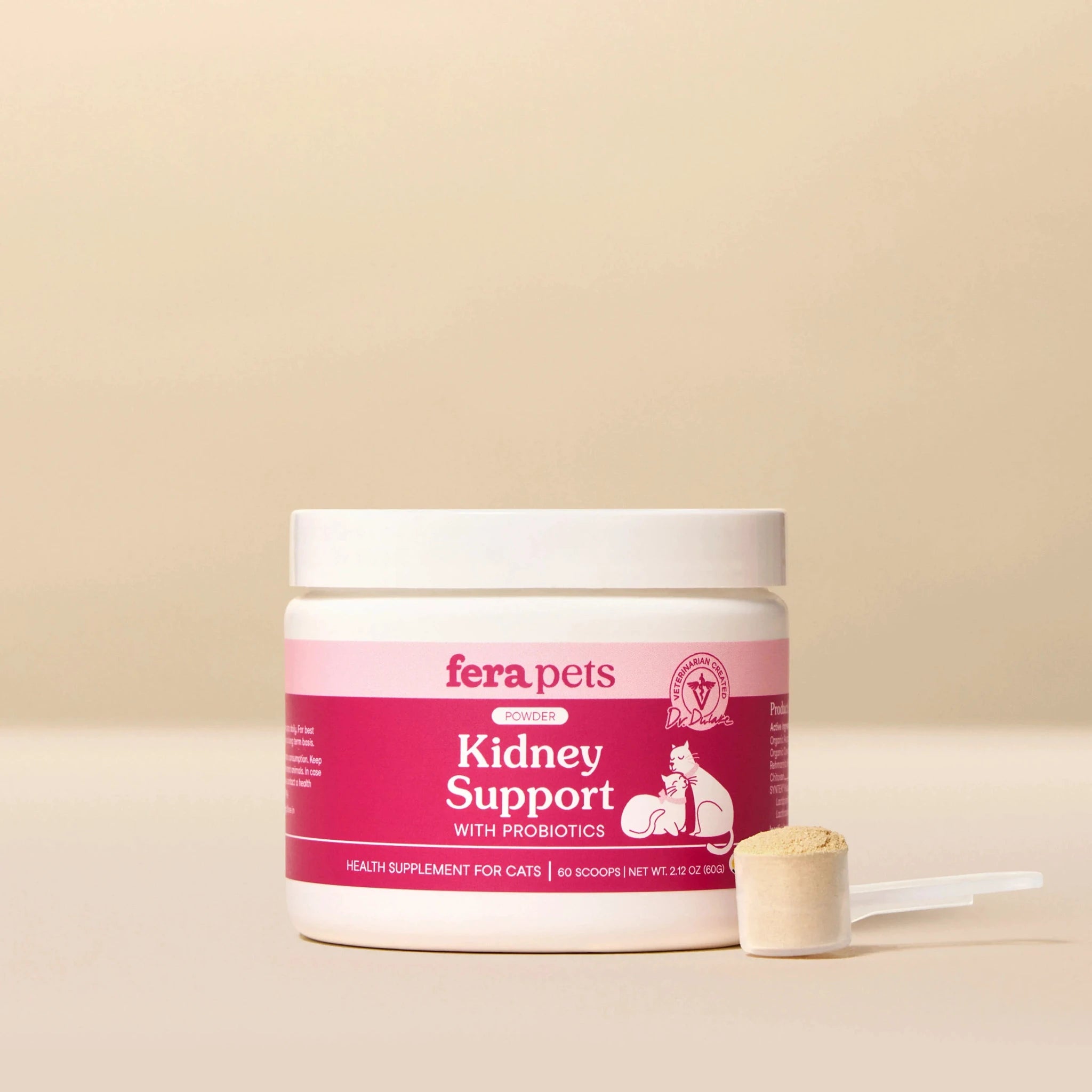 Fera Pets Kidney Support for Cats, 60 scoops (60g) by Fera