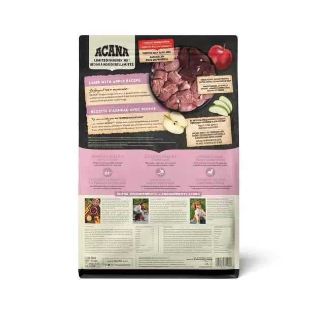 ACANA Singles Lamb + Apple Recipe Dog Dry Food by ACANA
