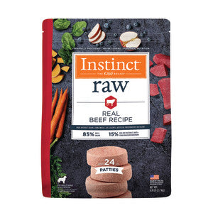 Instinct® Dog Food Raw Frozen Patties Real Beef Recipe 6lb
