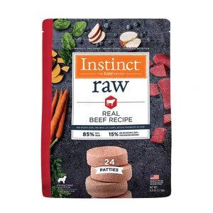 Instinct® Dog Food Raw Frozen Patties Real Beef Recipe 6lb by Instinct