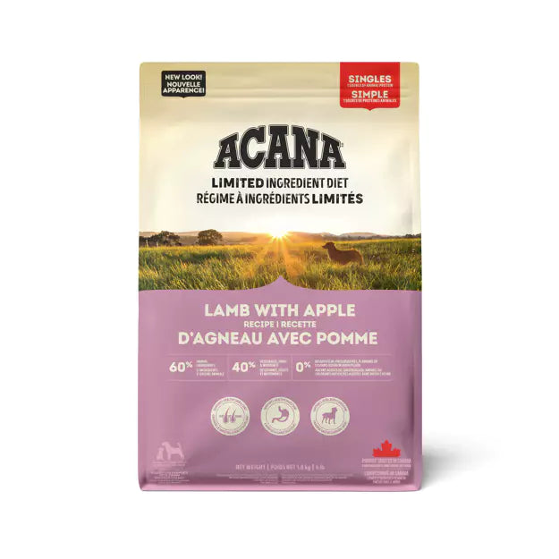 ACANA Singles Lamb + Apple Recipe Dog Dry Food