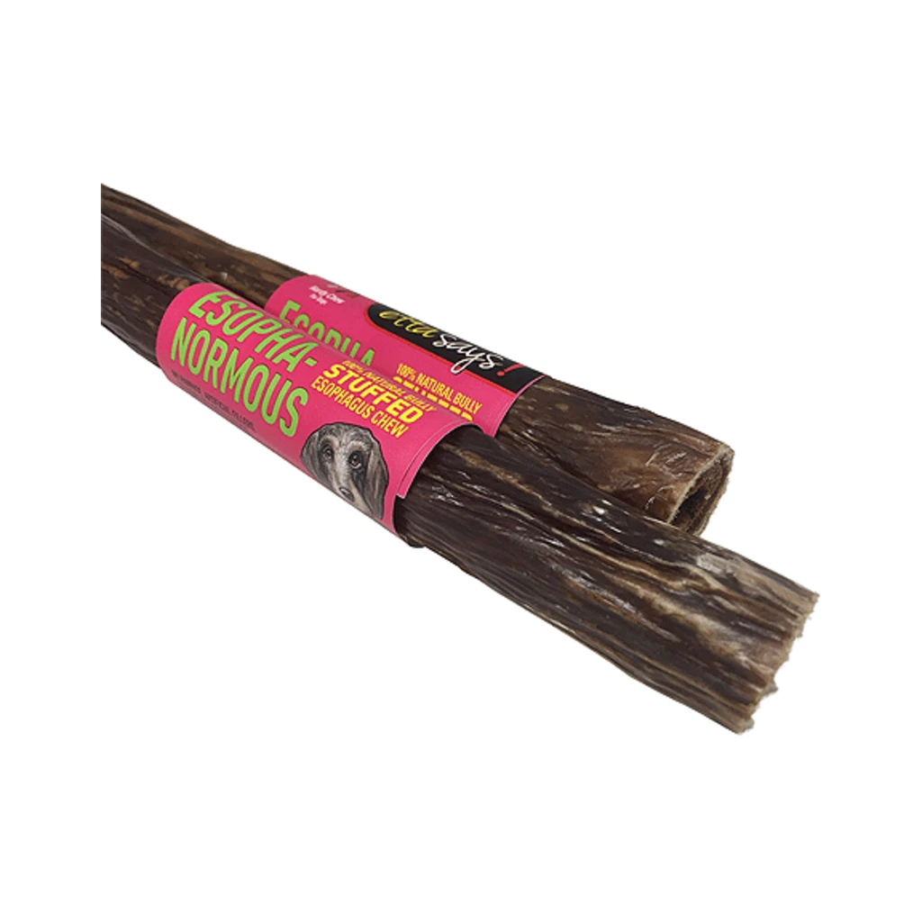 ETTA SAYS! Esophagus Stuffed Bully Sticks Dog Treat by Etta Says