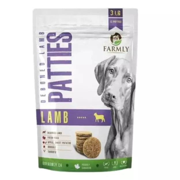Farmly Gently Cooked Patties Lamb 3lbs by Farmly