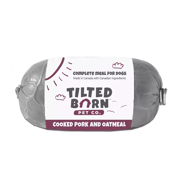 Tilted Barn Pet Co. Cooked Pork and Oatmeal 1lb pet products online
