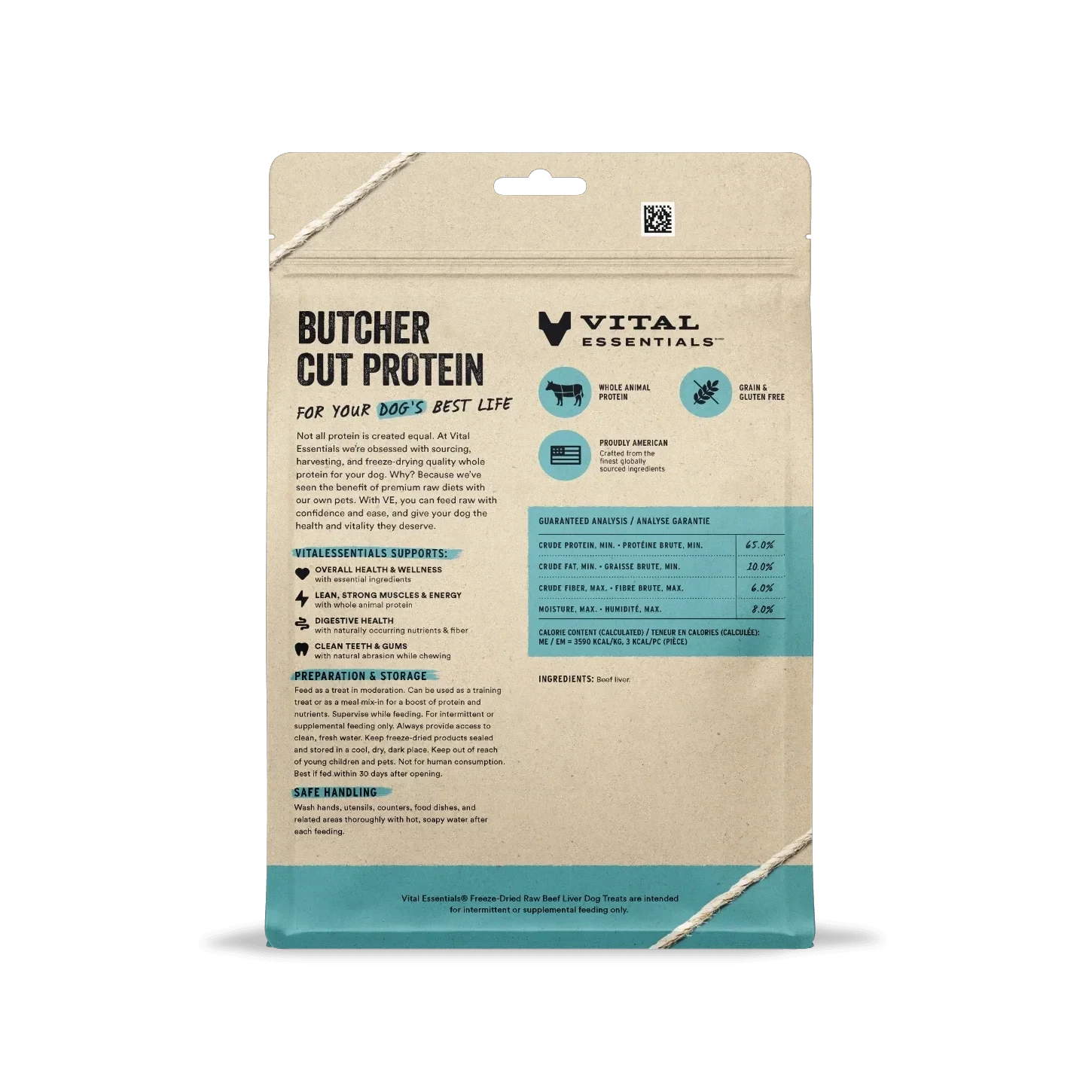 Vital Essentials® Freeze Dried Beef Liver Dog Treats by Vital Essential