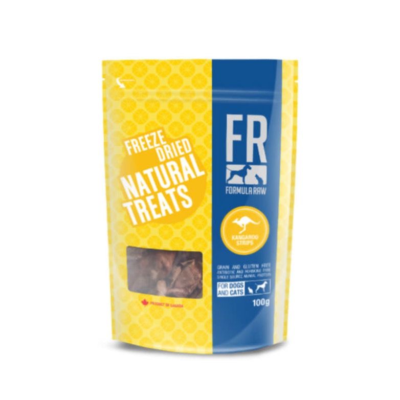 FR - KANGAROO STRIPS TREATS 100% MEAT - 100 g