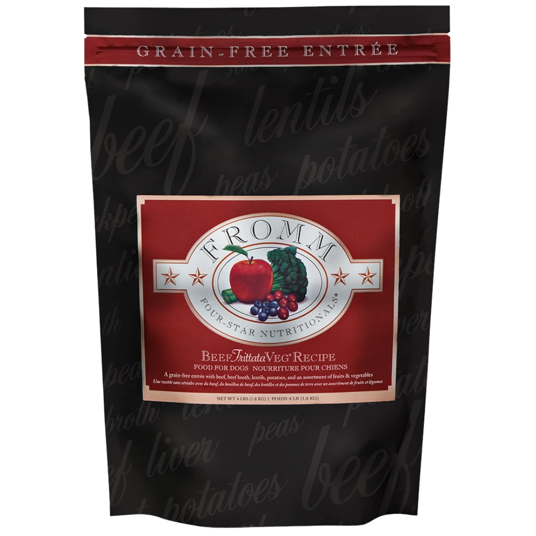 Fromm Four Star Beef Frittata Veg Recipe Dog Food by FROMM