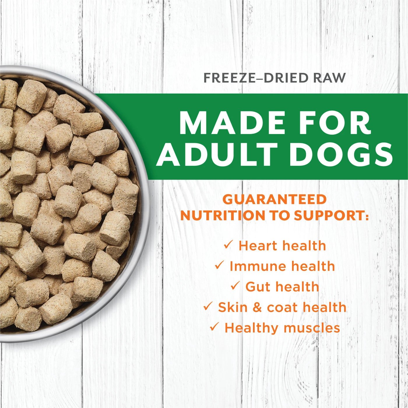 Instinct® dog Food Raw Longevity 100% Freeze-Dried Raw Meals Grass-Fed Lamb Recipe by Instinct