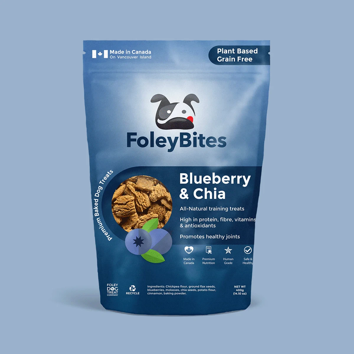 FoleyBites Blueberry & Chia by Foley Dog Treat