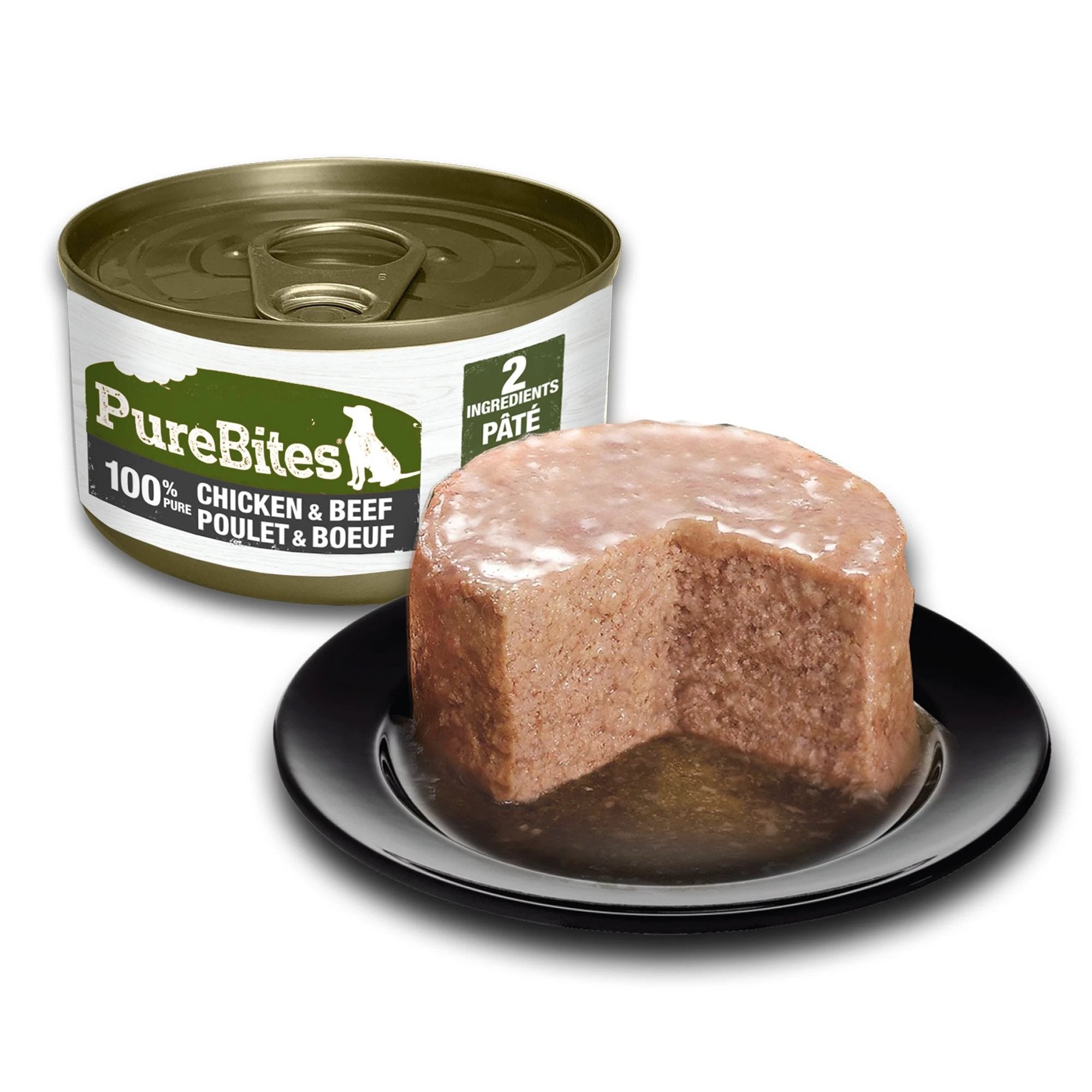 PureBites Protein Chicken & Beef Pate for Dogs 71 g/2.5oz by PureBites