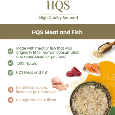 Almo Nature HQS Complete Salmon Recipe with Papaya in gravy Cat Can 70g by Almo Nature