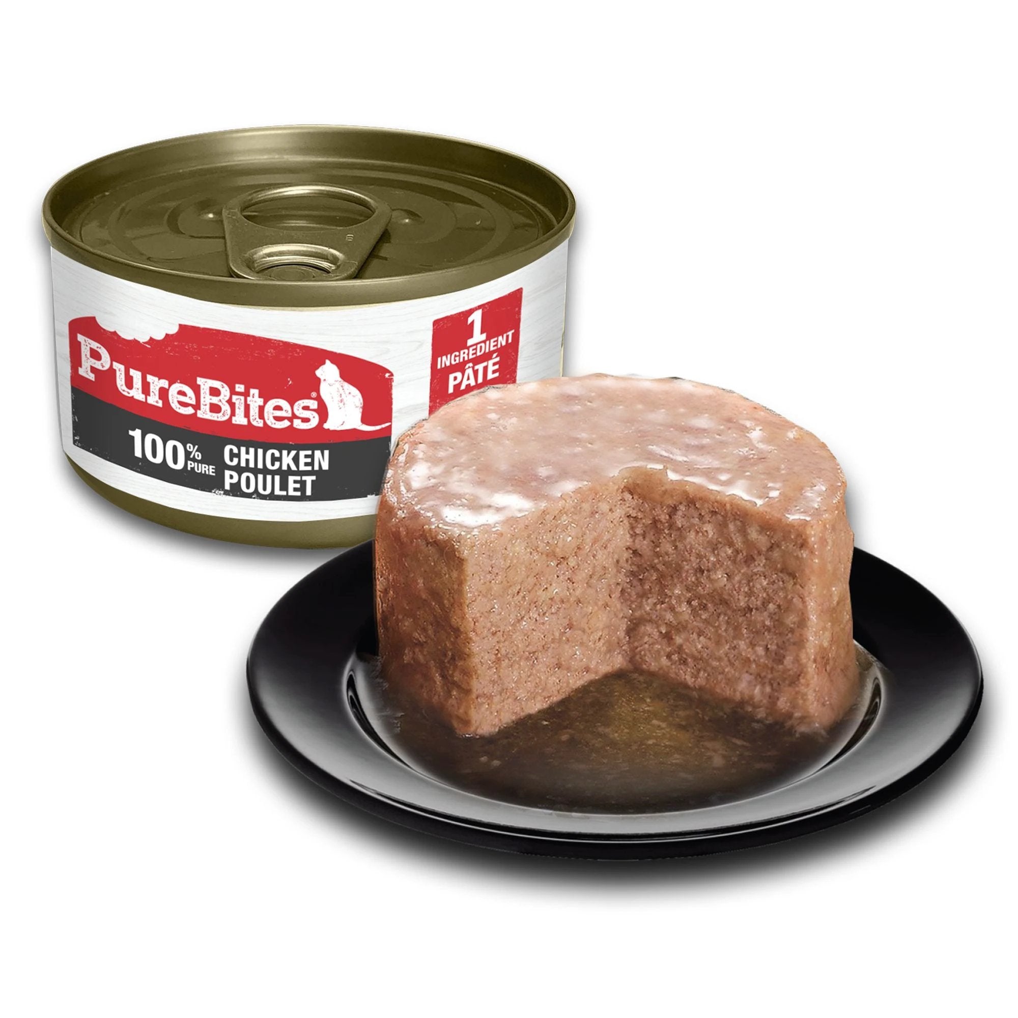PureBites Protein Chicken Pate for Cats 71g/2.5oz by PureBites