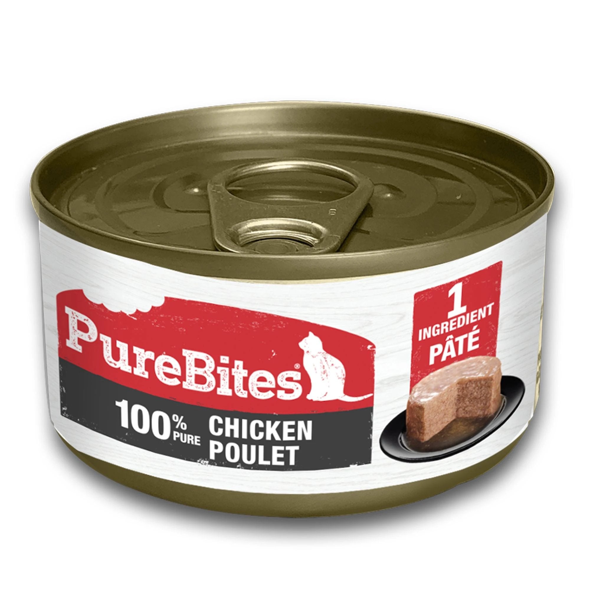 PureBites Protein Chicken Pate for Cats 71g/2.5oz by PureBites