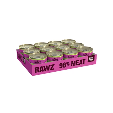 RAWZ 96% Chicken & Chicken Liver Pate Cat Food by Rawz