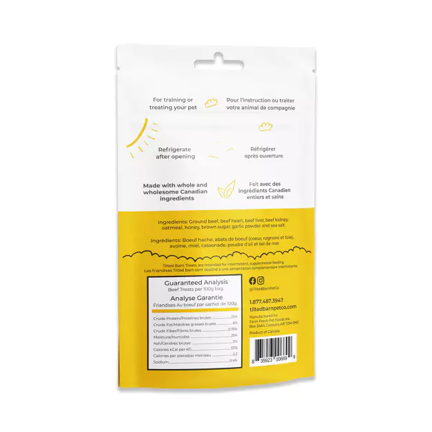 Tilted Barn Canadian Beef MiniWags 100g