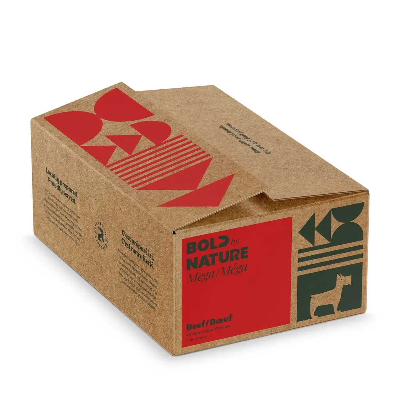 Bold by Nature Mega Beef Frozen Dog Food by BOLD BY NATURE