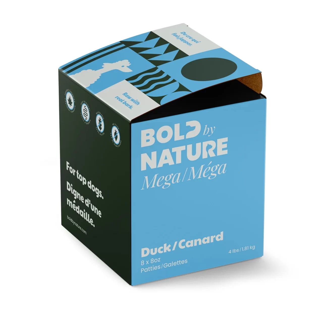 Bold by Nature - Mega Duck Frozen Dog Food