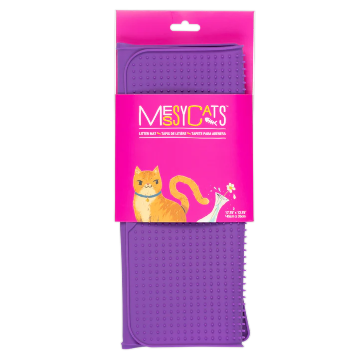 Messy Cats Silicone Cat Litter Mat 18" x 14" by Messy Cat