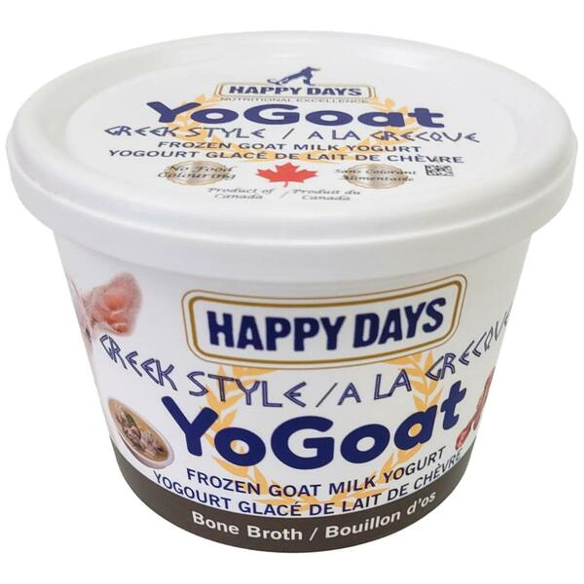 Happy Days YoGoat Cranberry Blueberry Yogurt Frozen by Happy Days