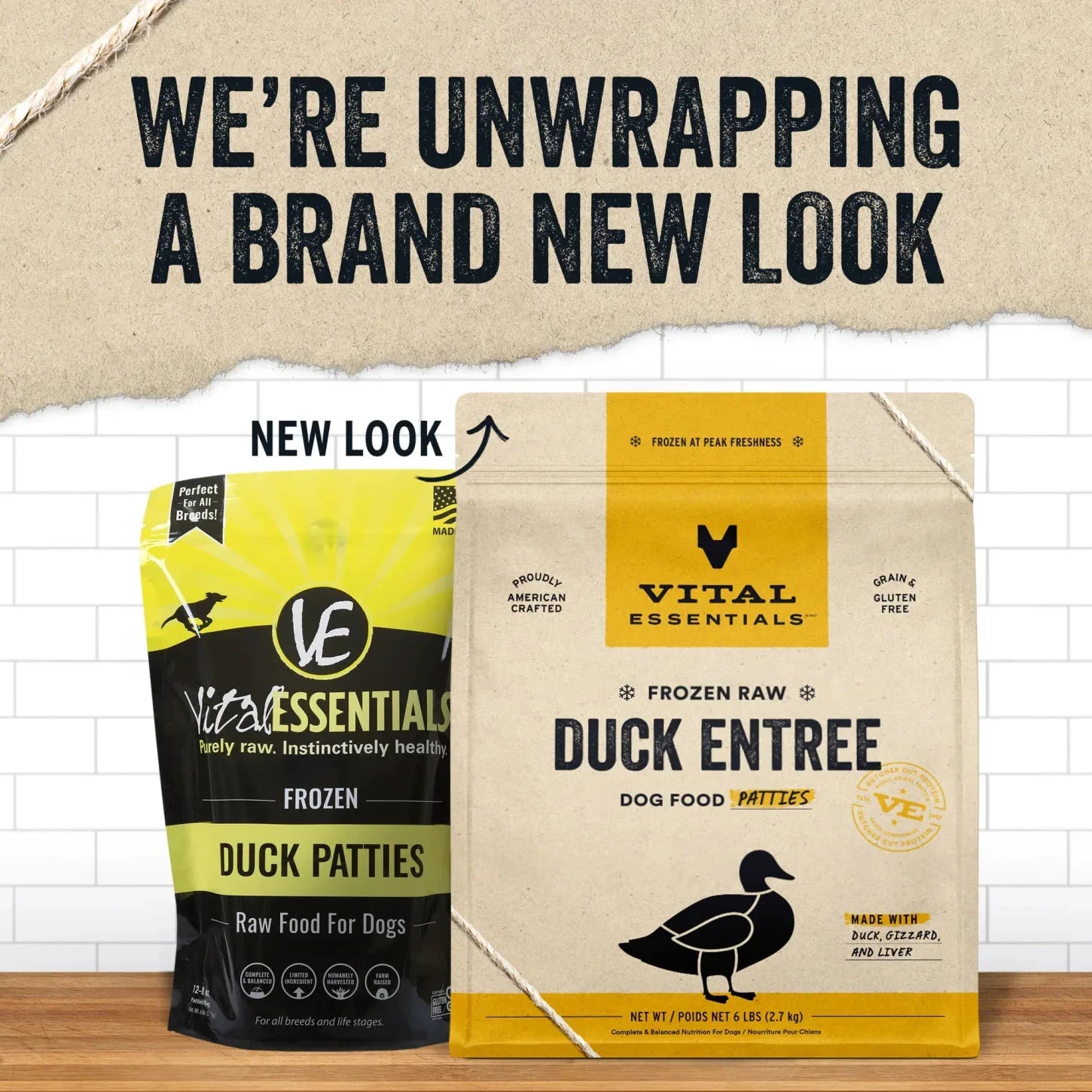 Vital Essentials® Frozen Duck Entree Dog Raw Food - Pattie (Raw) by Vital Essential