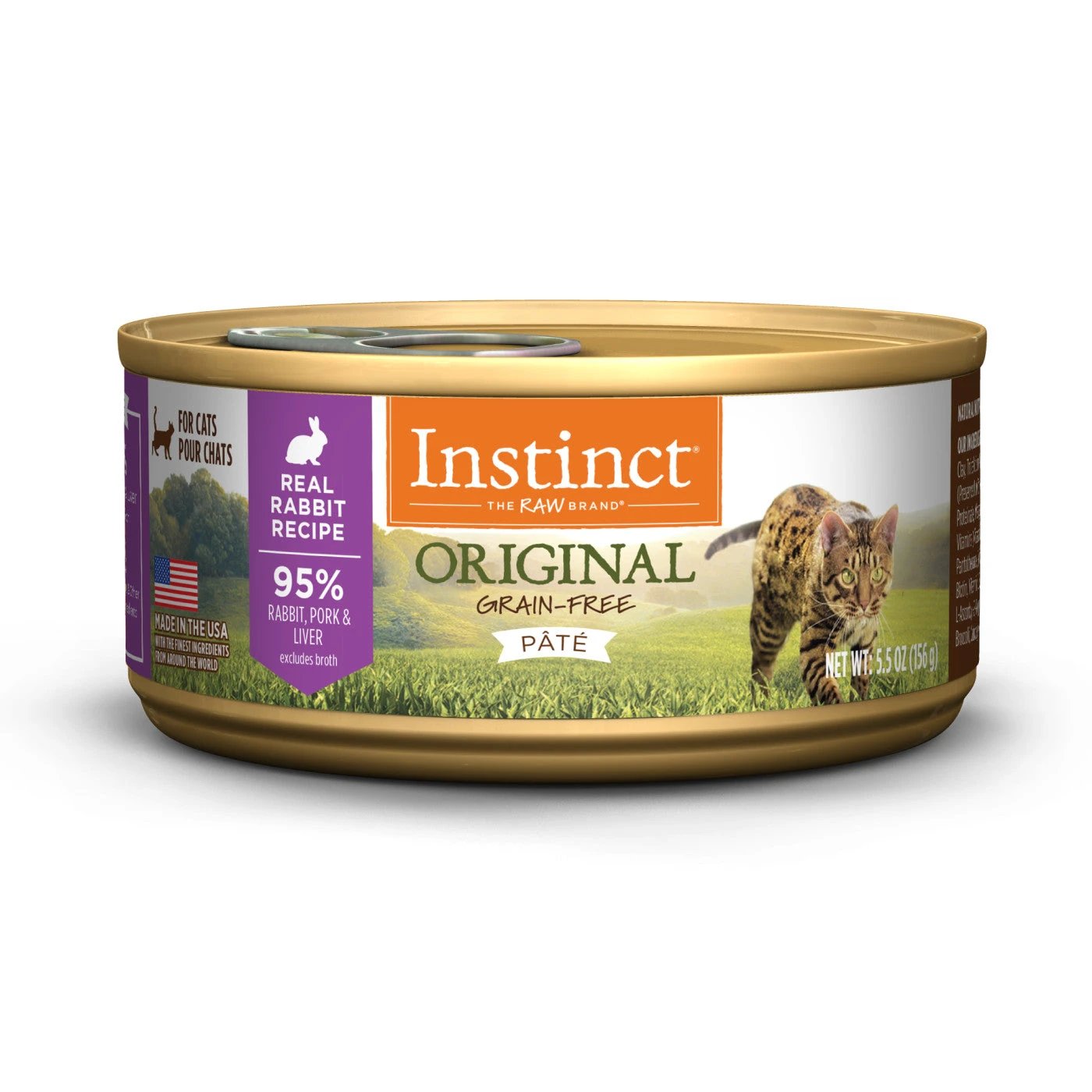 Instinct® Original Grain Free Real Rabbit Pate Cat by Instinct