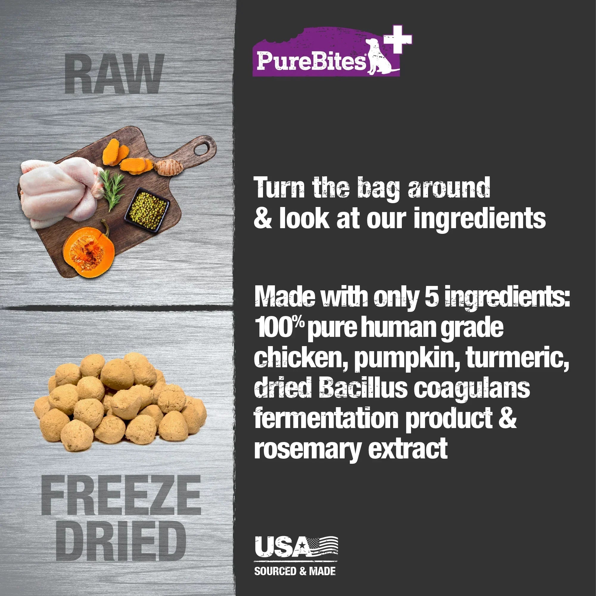 PureBites Digestion Freeze-Dried Dog Treats by PureBites