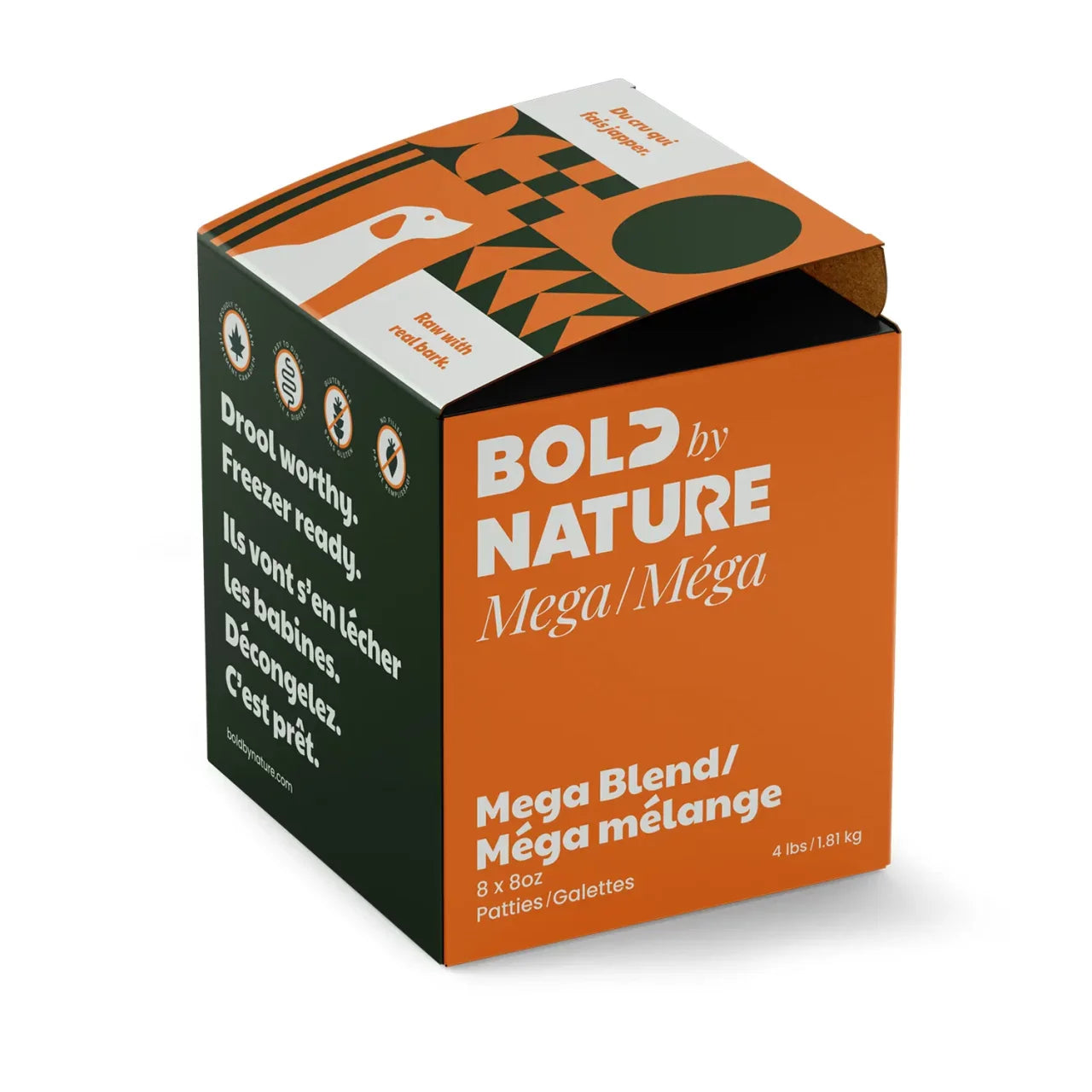 Bold by Nature Mega Blends Frozen Dog Food