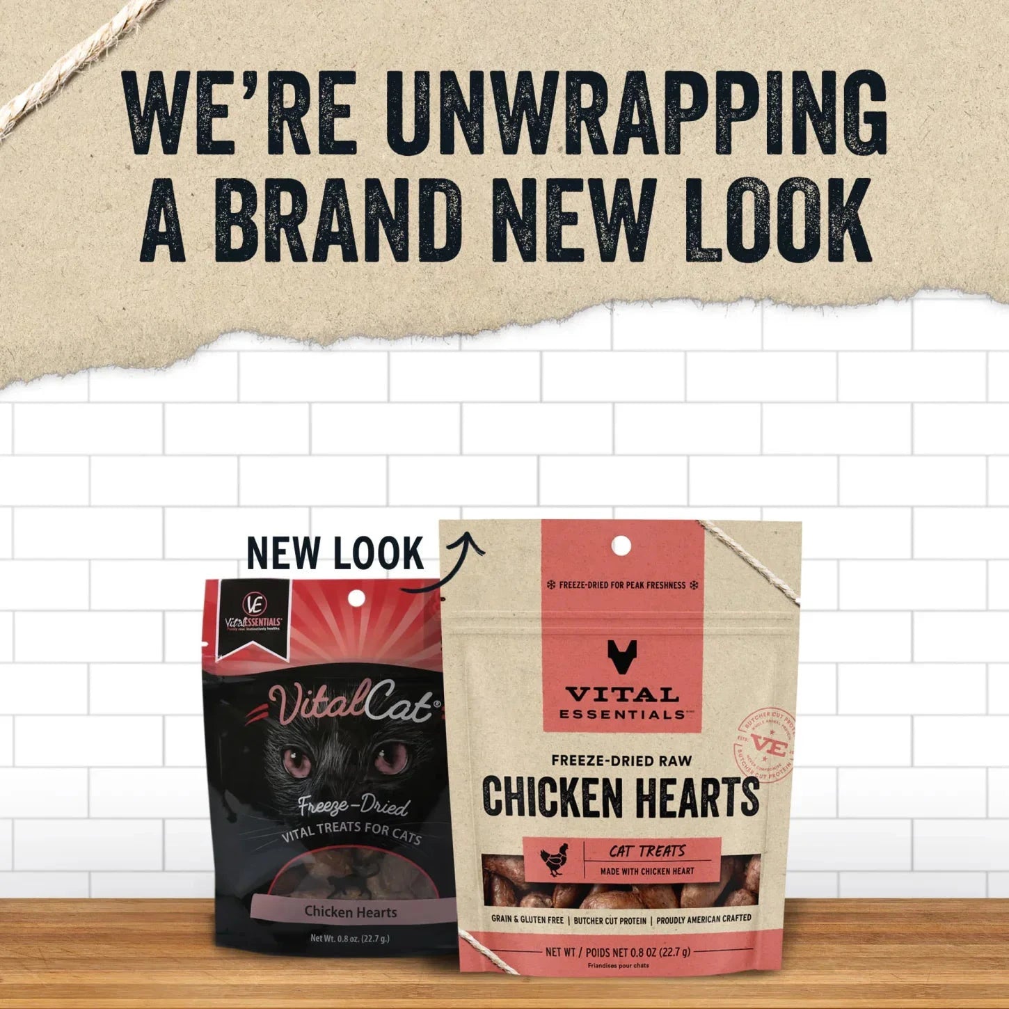 Vital Essentials® Chicken Heart Cat Treats
