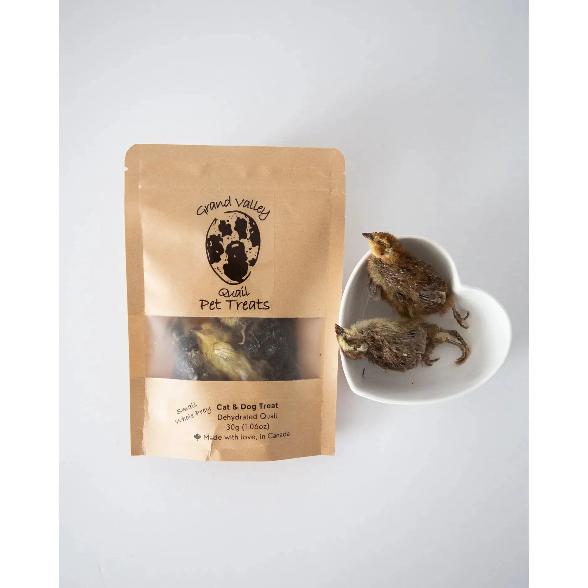 Grand Valley Quail Pet Treats Dehydrated Quail Chicks by Grand Valley Quail Pet Treats