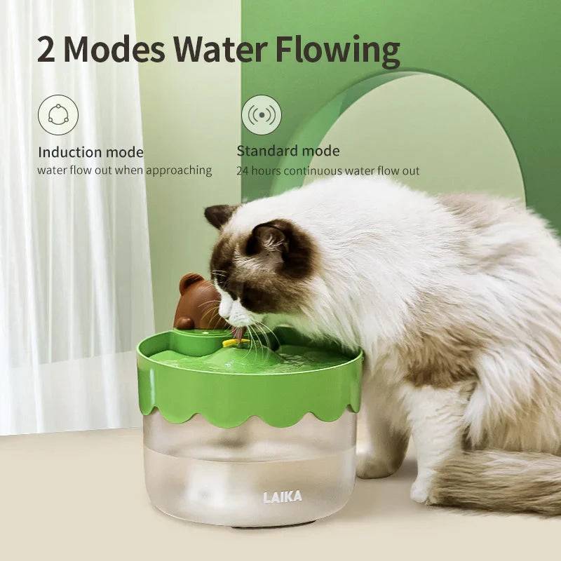 Laika Battery Operated Cat Water Fountain by Laika