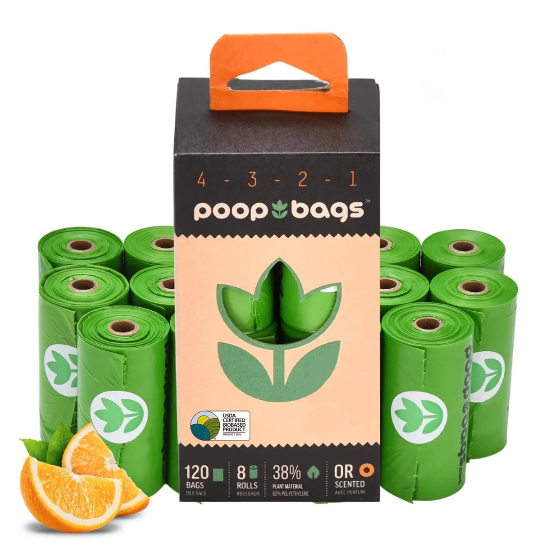 The Original Poop Bags Orange Scented by Poop Bags
