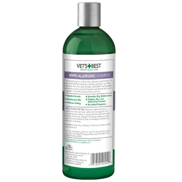 Shampoing hypoallergénique pour chien Vets Best