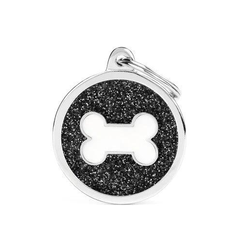 MyFamily Shine Glitter Circle Bone by MyFamily