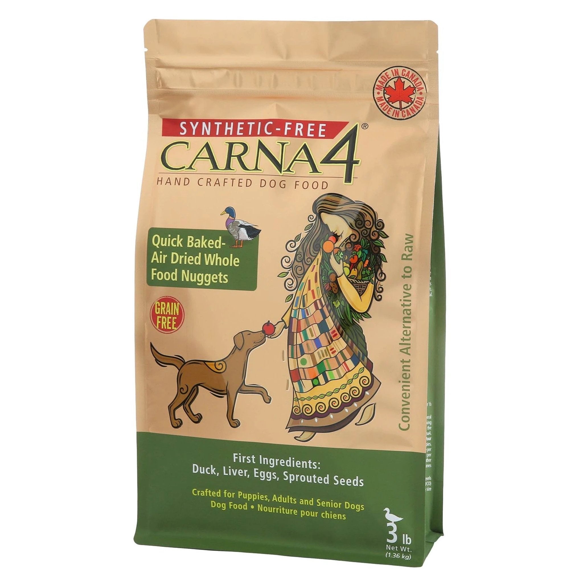 Carna4 Grain-Free Duck Formula Dog Food by Carna 4