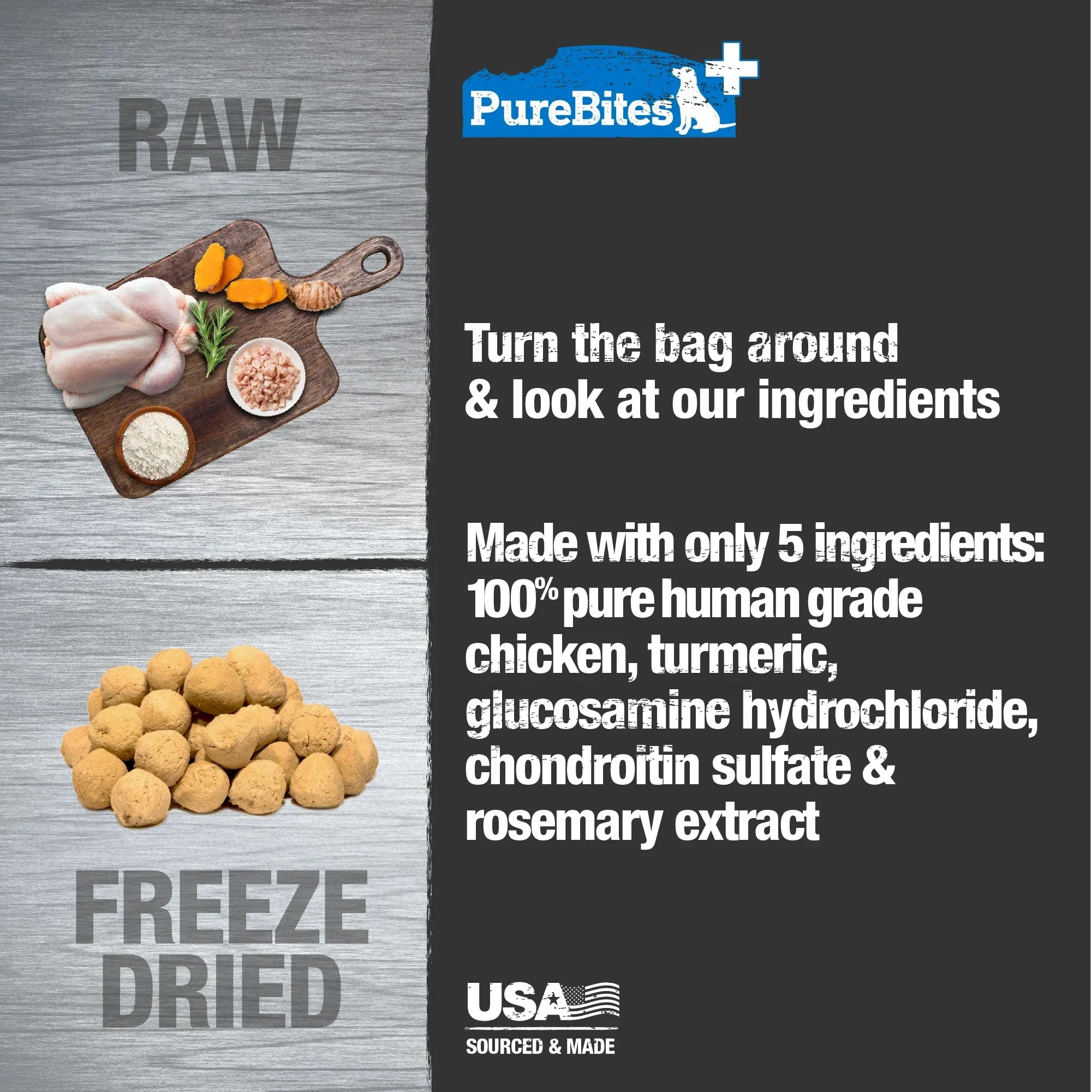 PureBites Hip & Joint Freeze-Dried Dog Treats by PureBites