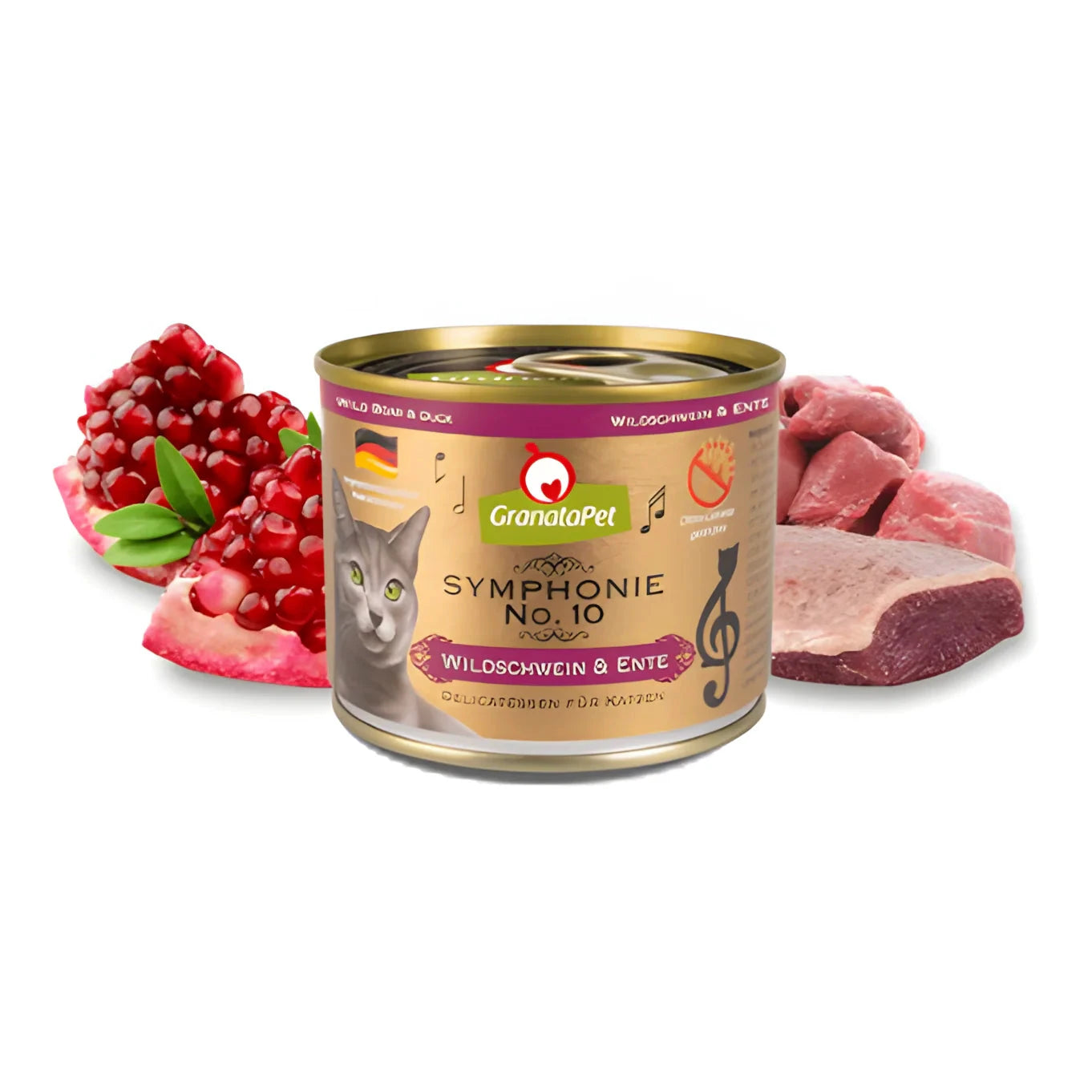 GranataPet Symphonie No.10 (200g) - wild boar & duck by DEPet