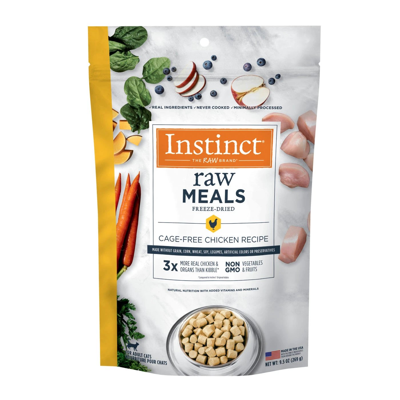 Instinct® cat Food Raw Freeze-Dried Meals Cage-Free Chicken Recipe by Instinct