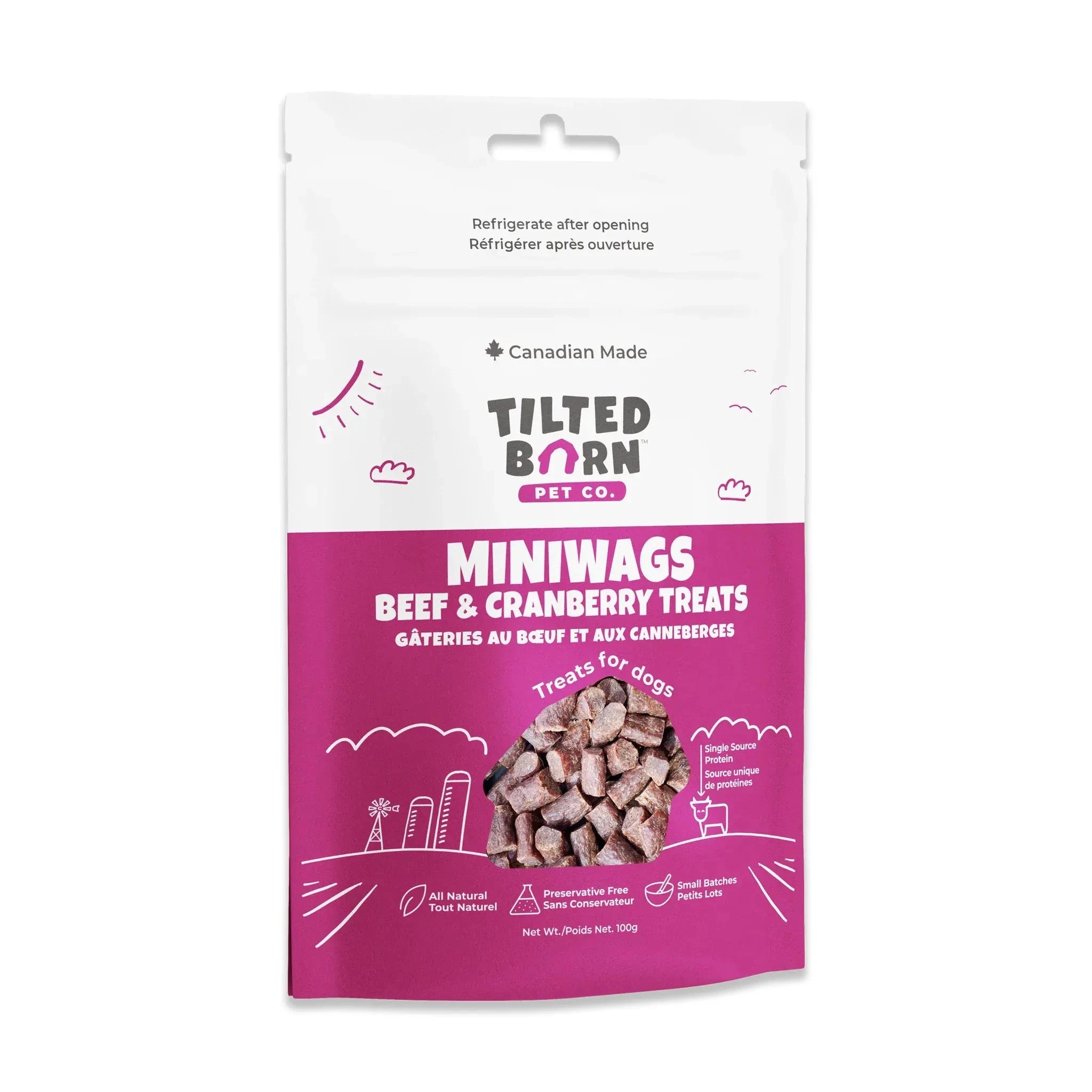 Tilted Barn Beef & Cranberry Dog Treats by Tilted Barn
