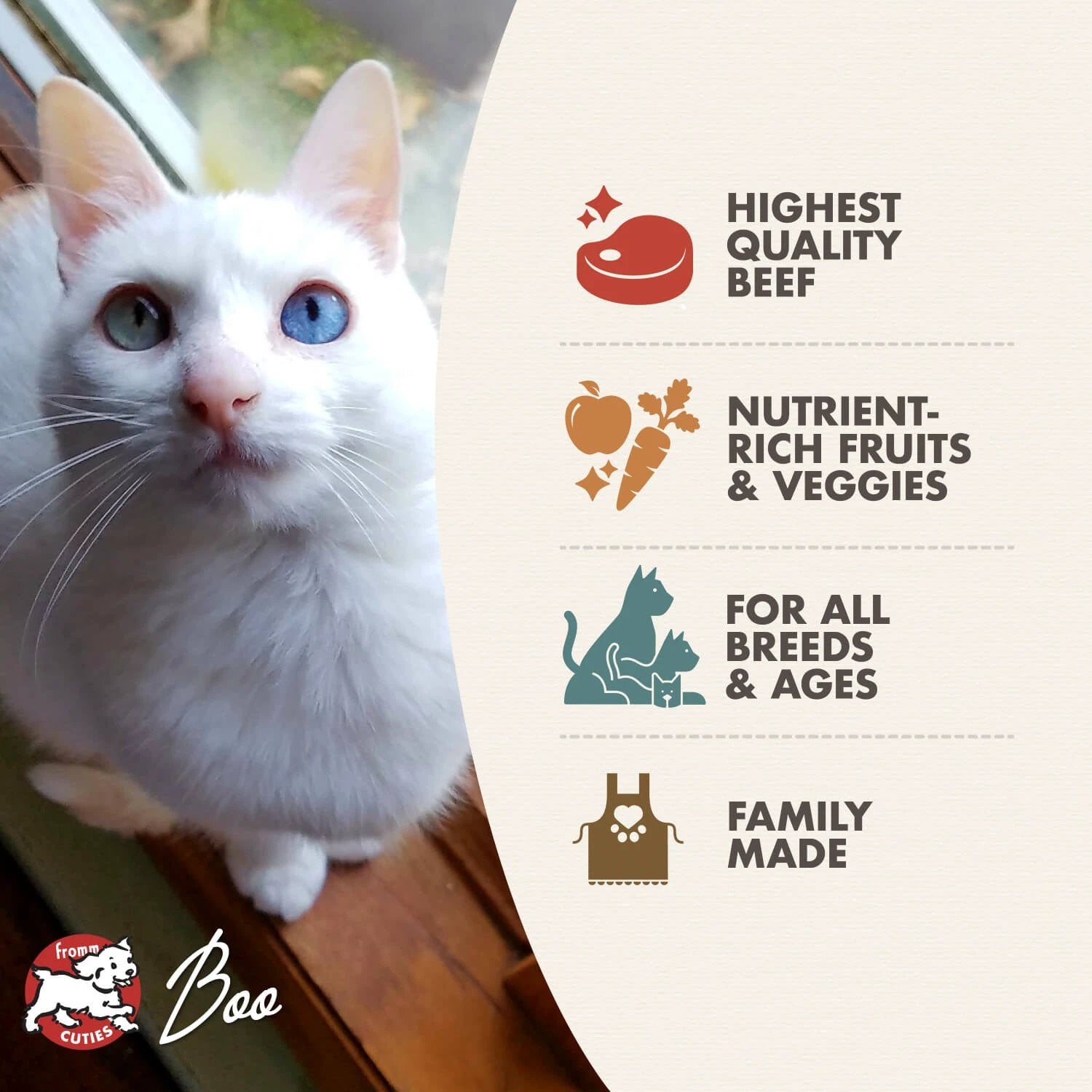 Fromm Four Star Beef Liva'ttini Veg Recipe Cat Food by FROMM