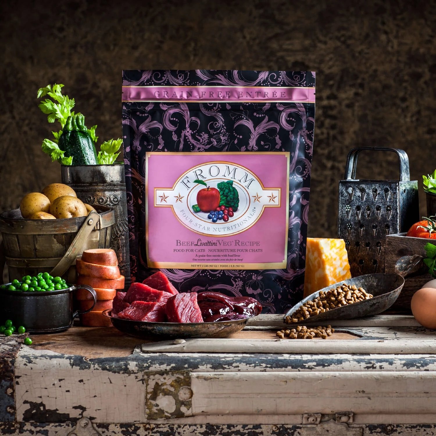 Fromm Four Star Beef Liva'ttini Veg Recipe Cat Food by FROMM