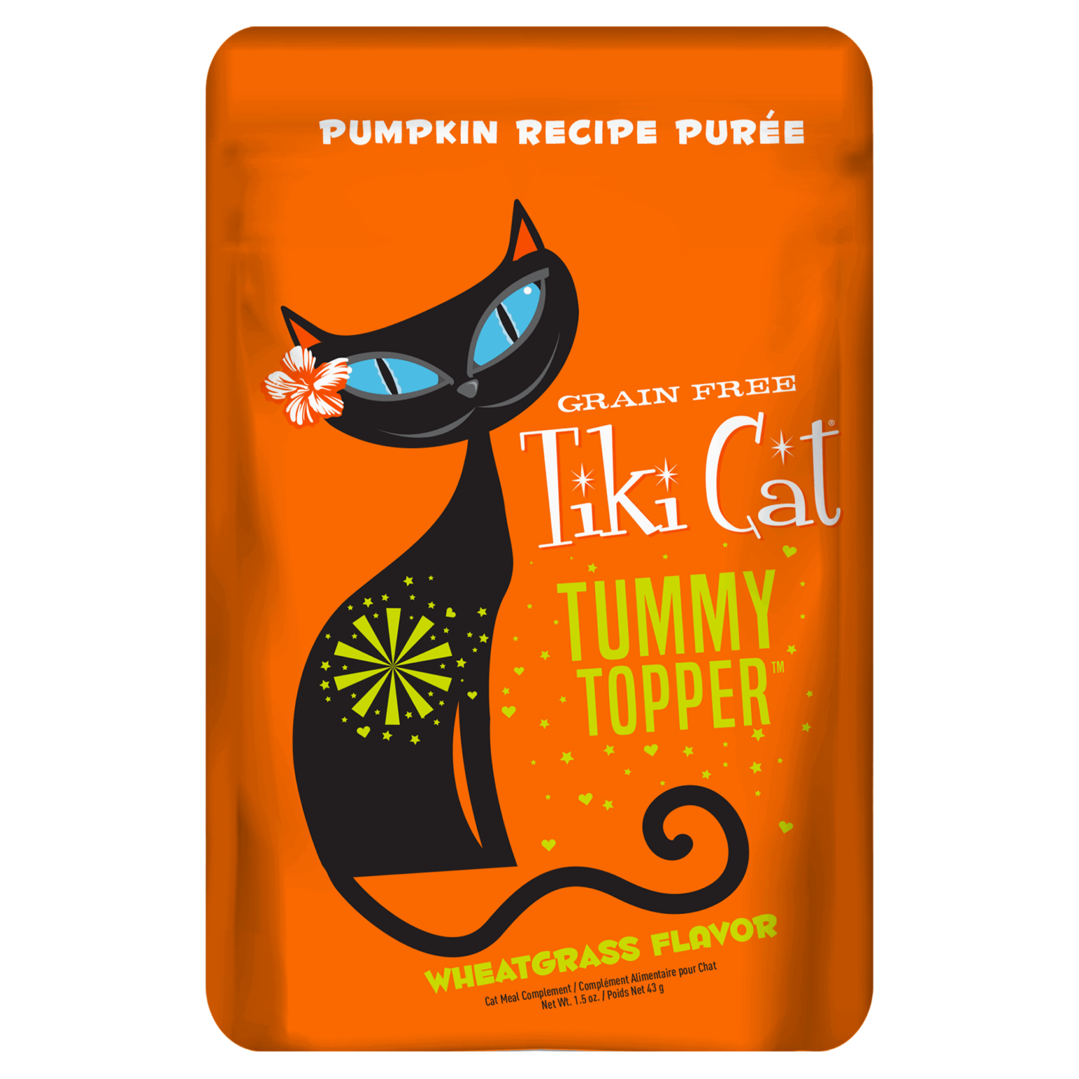 Tiki Cat® Tummy Topper™ Pumpkin Recipe Puree Grain Free Topper for Cats