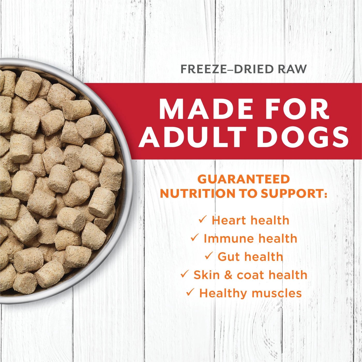 Instinct® dog Food Raw Longevity 100% Freeze-Dried Raw Meals Grass-Fed Beef Recipe by Instinct