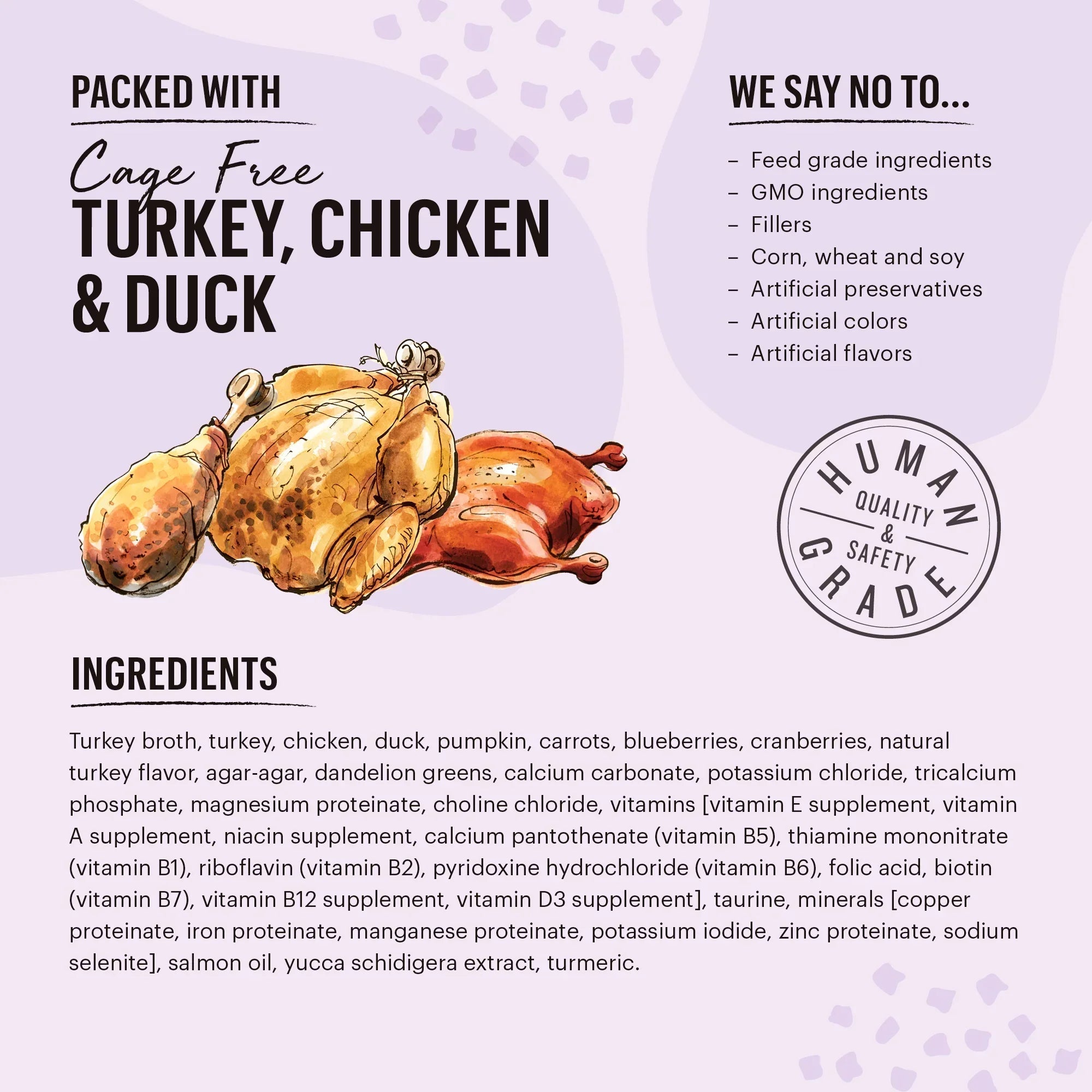 The Honest Kitchen® Minced Grain Free Turkey, Chicken & Duck Recipe In A Bone Broth Gravy Wet Cat Food 5.5oz by the honest kitchen