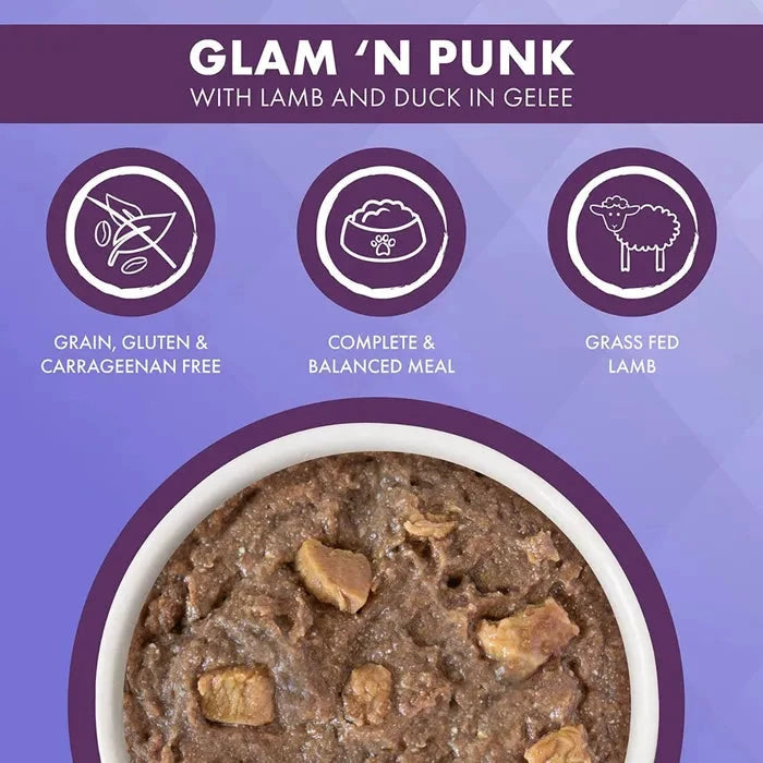 Weruva Truluxe Glam 'N Punk with Lamb and Duck in Gel Cat Can by Weruva
