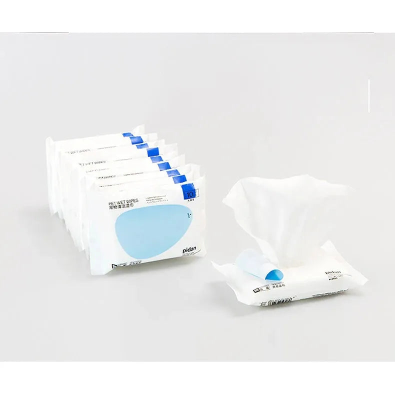 Pidan Pet Wet Wipes - Travel Pack (10 sheets per Pack)