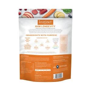 Instinct® Dog Food Raw Longevity Frozen Bites Grass-Fed Beef Recipe 4lb by Instinct