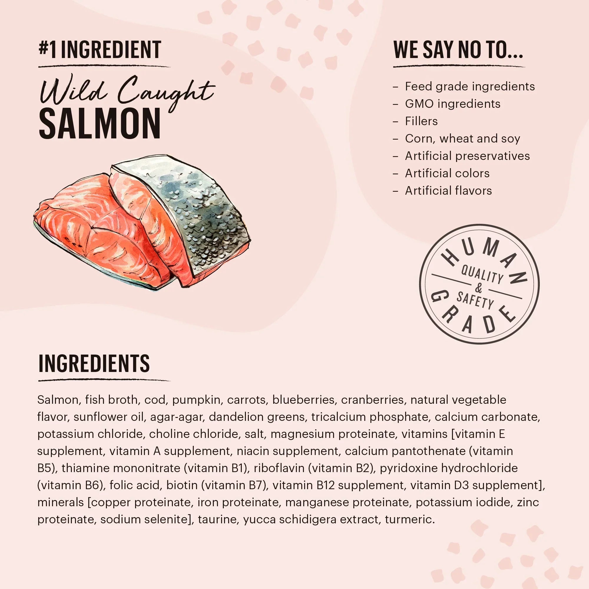 The Honest Kitchen® Minced Grain Free Salmon & Cod Recipe In A Fish Broth Gravy Wet Cat Food 5.5oz by the honest kitchen